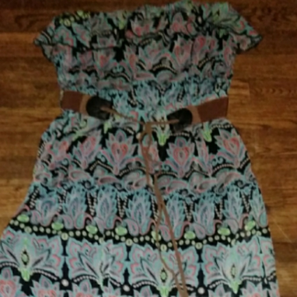 Strapless dress